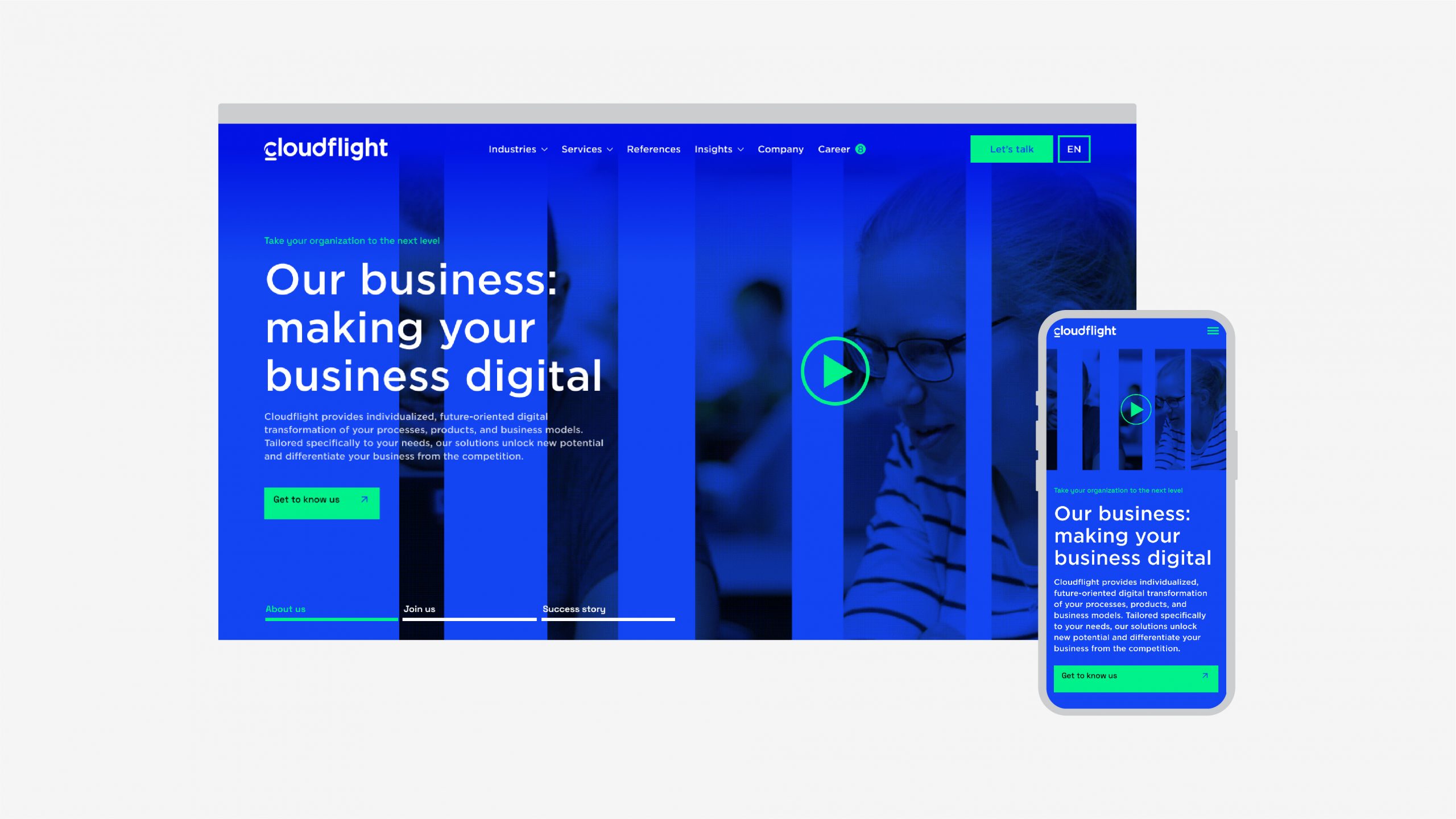 Protected: Cloudflight Website Redesign